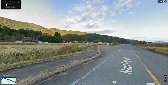 스크린샷 2025-06-27 150256.png 일본에서 랜트카로 다닐 때 지나다녔던 길 몇 장(구글 사진)