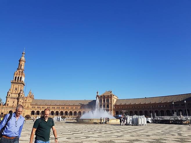 스페인 세비야의 스페인 광장. 연합뉴스