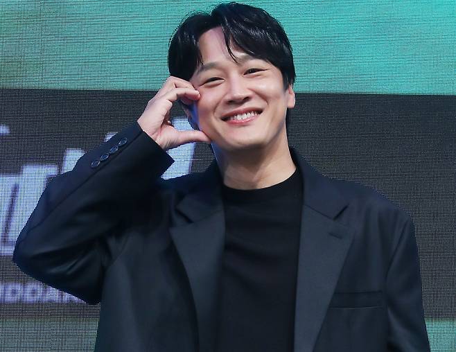 차태현이 빽으로 KBS 슈퍼탤런트가 됐다는 루머에 대해 언급했다. 사진은 지난해 10월 서울 영등포구 여의도동 KBS 아트홀에서 진행된 KBS 2TV 예능 '더 딴따라' 제작발표회에 참석한 배우 차태현. /사진=스타뉴스