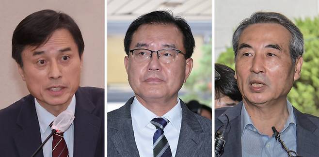 비상계엄 관련 내란 사건을 수사하는 조은석 특검, 채 상병 순직 및 수사외압을 수사하는 이명현 특검, 김건희 여사의 16개 의혹을 정조준하는 민중기 특검(왼쪽 사진부터) ⓒ연합뉴스·시사저널 박정훈·시사저널 최준필