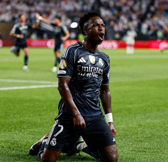 레알 마드리드 공격수 비니시우스 주니오르. /사진=레알 마드리드 공식 SNS 갈무리