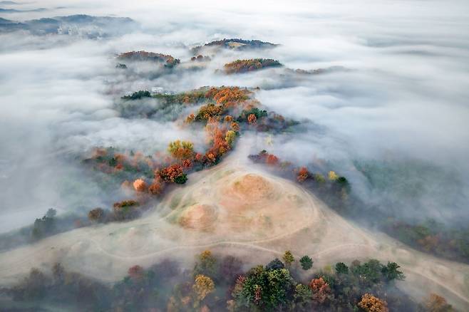 창녕 교동과 송현동 고분군 세계유상 등재기념 사진 공모전 금상 [경남 창녕군 제공. 재판매 및 DB 금지]