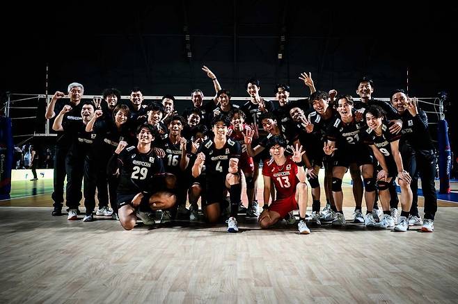 일본 남자배구 대표팀 [FIVB 홈피 캡처. 재판매 및 DB 금지]