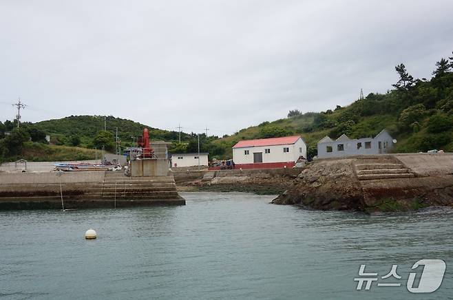 진목도 들머리인 짝지 선착장  2025.6.27/뉴스1 ⓒ News1 조영석 기자