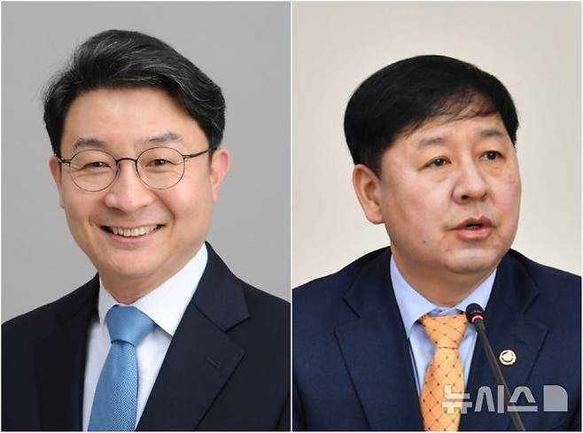 [세종=뉴시스] 이재명 정부의 첫 경제부총리 겸 기획재정부 장관 후보자로 거론되는 이억원 전 기재부 1차관(왼쪽), 구윤철 전 국무조정실장(오른쪽).