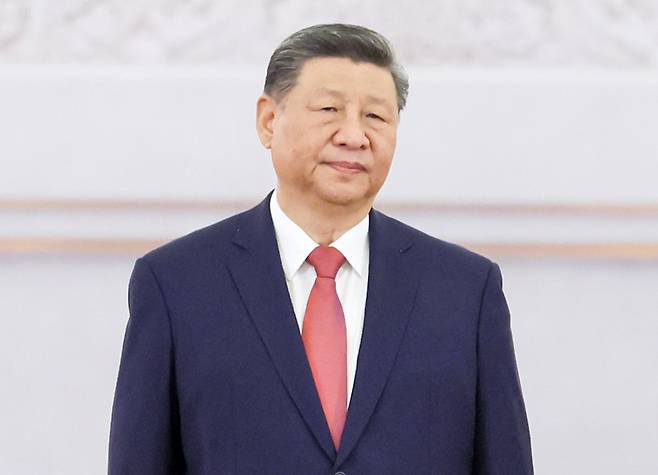 5월8일 전승절 기념 행사에 참석하기 위해 러시아 수도 모스크바를 방문한 중국 시진핑 국가주석 ⓒ연합뉴스