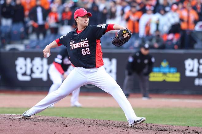 ▲ 데뷔 후 단 6시즌 만에 5년 연속 20세이브를 달성한 정해영. ⓒKIA타이거즈