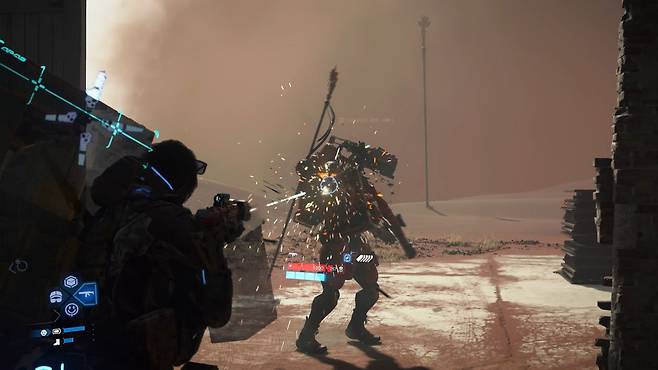 '데스 스트랜딩 2'의 전투 [게임 화면 캡처]