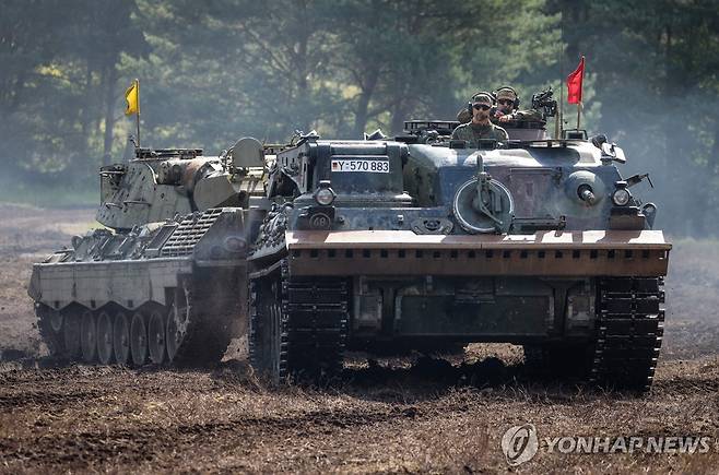 독일군 전차부대 [AFP 연합뉴스 자료사진. 재판매 및 DB 금지]