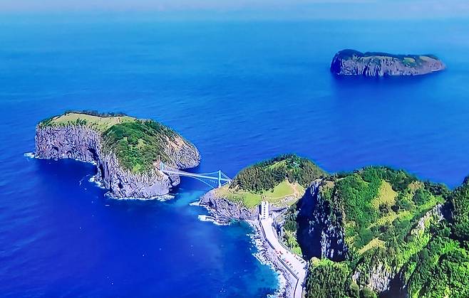 울릉도 관광지 관음도. /김두한 기자