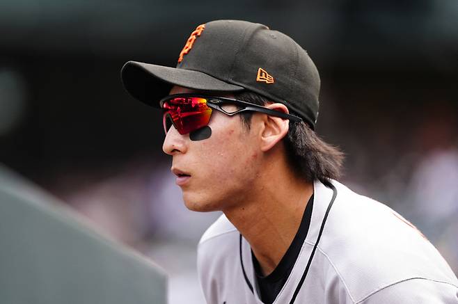 이정후는 28일(한국시간) 미국 일리노이주 시카고 레이트필드에서 열린 2025 메이저리그(ML) 화이트삭스전 7번 중견수로 선발 출전해 안타를 기록하지 못했다. 사진 | Imagn Images 연합뉴스