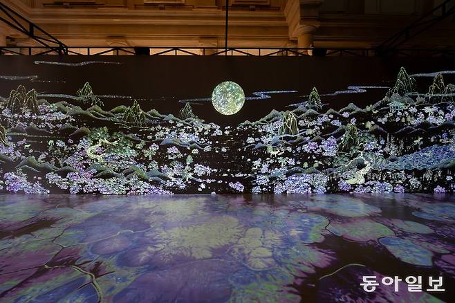 황세진(스튜디오 레논), ＜금강내산 : ‘허(虛)’와 ‘실(實’)의 조화＞, 2024, 단채널 영상, 컬러, 사운드, 간송미술문화재단/스튜디오 레논 소장.