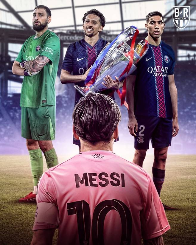 24일 인터 마이애미가 2025 FIFA 클럽 월드컵 16강 진출을 확정했다. 대회 토너먼트 첫 상대는 그의 친정팀인 PSG다. 사진=블리처 리포트