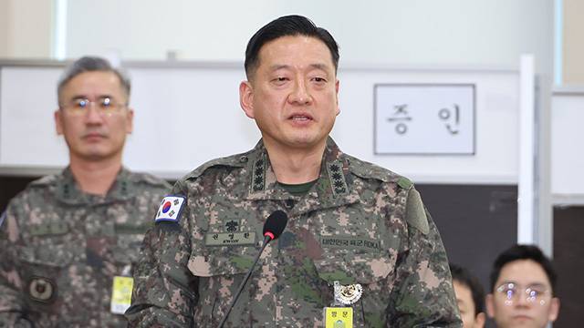 권영환 전 합참 계엄과장 (지난 2월 21일 국회 국조특위) 사진출처 : 연합뉴스