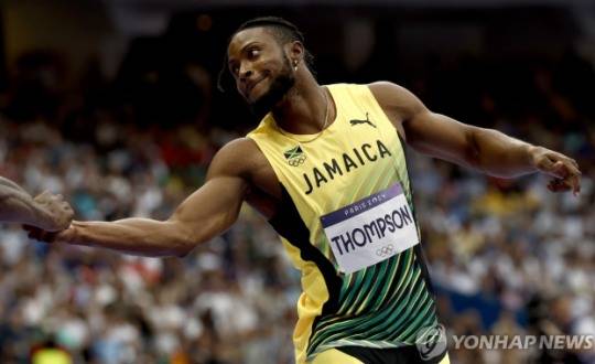 자메이카 스프린터 톰프슨. 사진[EPA=연합뉴스]