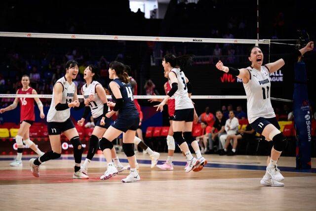 한국 여자배구대표팀./FIVB