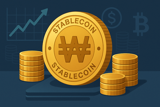 스테이블코인 확산에 비자·마스터 등 해외 카드네트워크사가 ‘스테이블코인 카드’ 발급에 나서면서, 국내 카드사도 결제망을 활용한 수익 창출에 나설 것으로 보인다. [챗GPT를 이용해 생성]