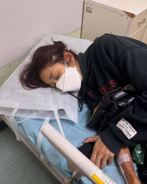 배우 김빈우가 지난 2월 요로결석으로 응급실을 찾았다. 김빈우 인스타그램 캡처