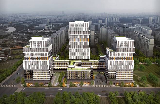 광주광역시 서구 치평동에 들어서는 광주형 평생주택 조감도. ⓒ광주광역시 제공