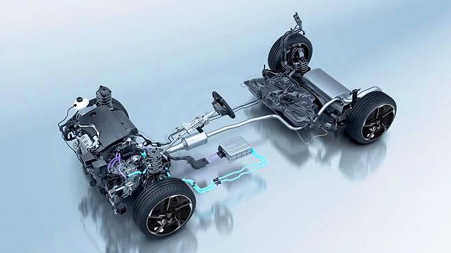 푸조 408 스마트 하이브리드 파워트레인