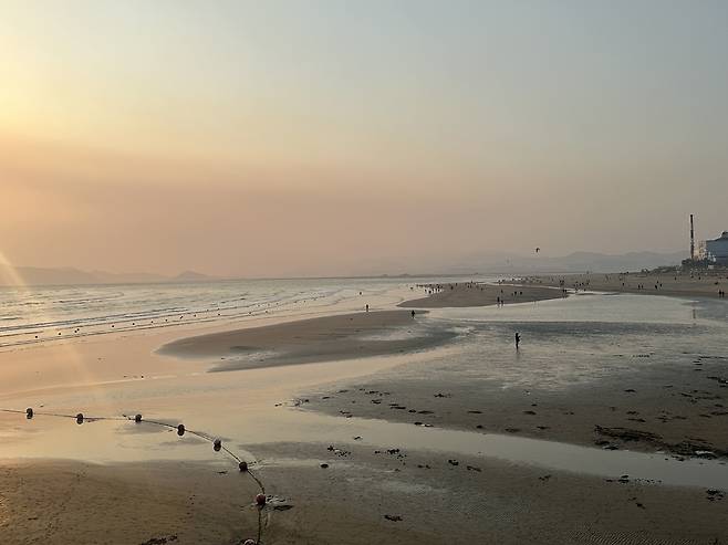 다대포 해수욕장 전경[부산비엔날레조직위원회 제공. 재판매 및 DB 금지]