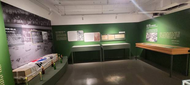 특별전 ‘소년이 온다’ 전시 장면.