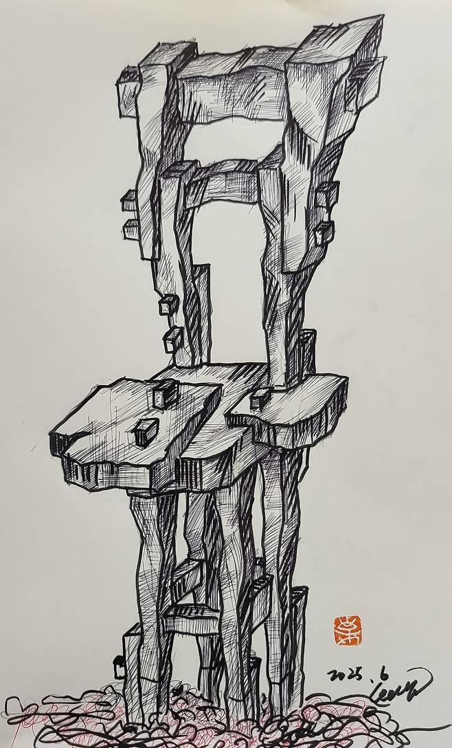 이상헌作 ‘조각가의 의자’