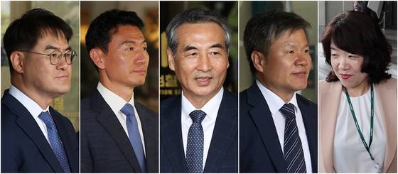 윤석열 전 대통령의 부인 김건희 여사에 대한 의혹을 수사할 민중기 특검과 특검보들. [연합뉴스]