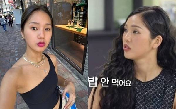 늘씬한 몸매의 미미는 밥 대신 과자, 빵만 먹는다고 했다. [사진=미미 SNS,JTBC]