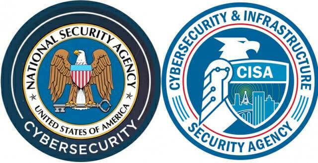 미국 국가안보국(NSA)과 사이버보안·인프라보안국(CISA)(이미지=NSA)
