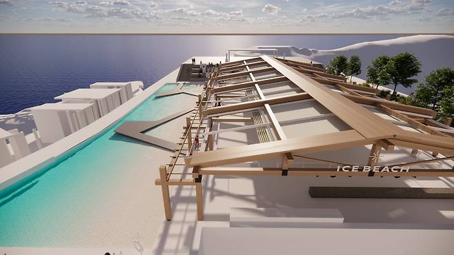 쏠비치 남해 야외스케이트장 '아이스 비치'. /소노인터내셔널 제공