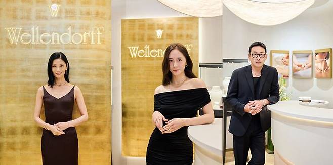 (왼쪽부터) 강수진, 크리스탈(정수정), 하정우. ⓒ명보INC 제공