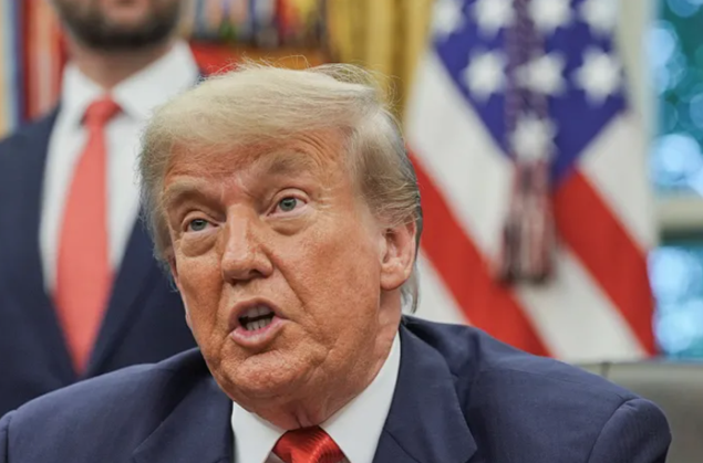 도널드 트럼프 미국 대통령이 지난 27일 워싱턴DC 백악관에서 발언하고 있다. ⓒ로이터/연합뉴스