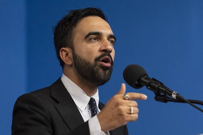 조란 맘다니 후보 (AP/뉴시스)