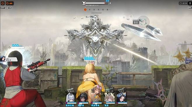 ▲ 미사일은 매우 아프다. 적절한 엄폐와 회복이 필수