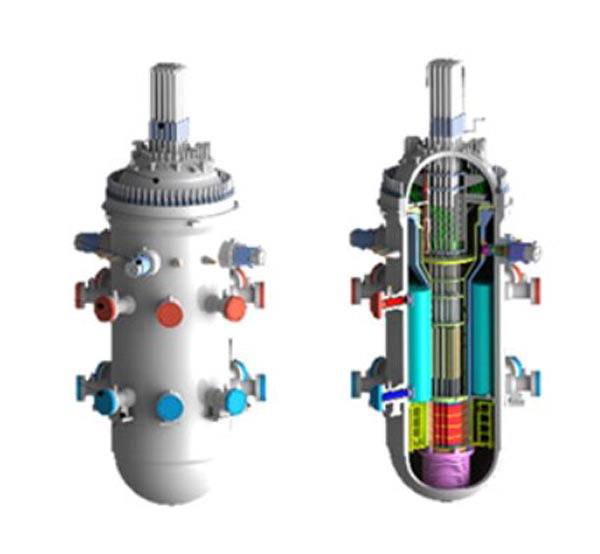 소형모듈원자로(SMR) 개념도.  두산에너빌리티 홈페이지 캡처