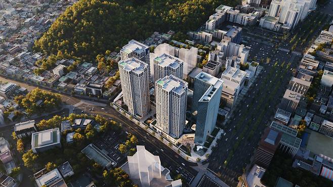 ‘어나드 범어’ 조감도. 포스코이앤씨 제공&nbsp;