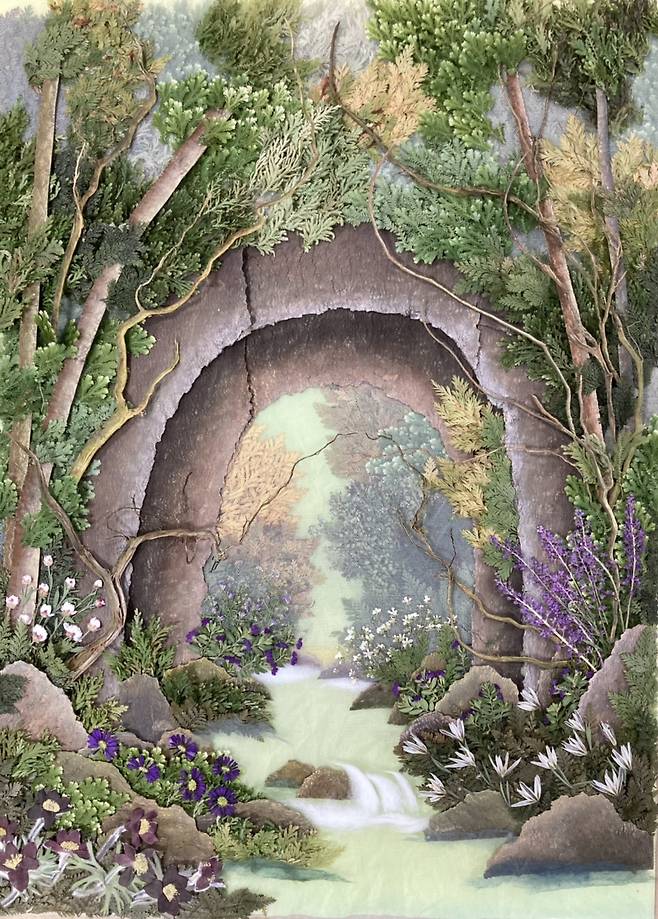 이연심 작가의 작품 '연두의 기별.'