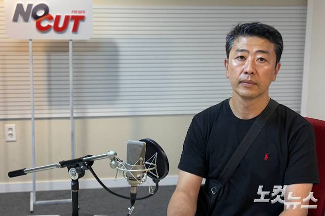 故현승준 교사 유가족 대표 김희철씨.