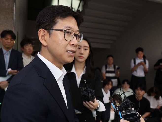 답변하는 배경훈 후보자. 연합뉴스