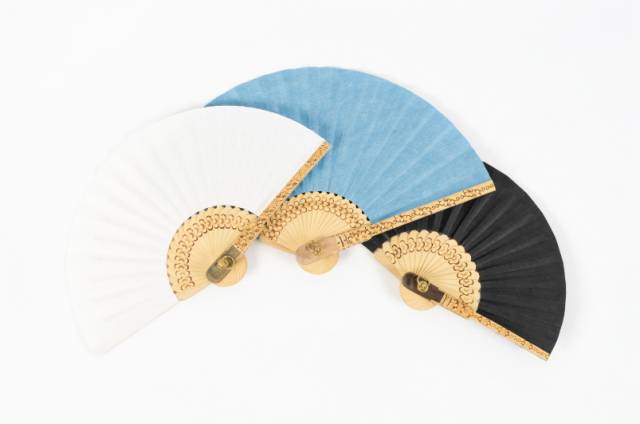 ▲합죽선 모음 ⓒ전주부채문화관