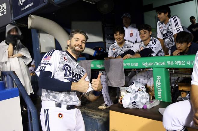 두산 베어스 외국인 타자 제이크 케이브. /사진=두산 베어스 제공