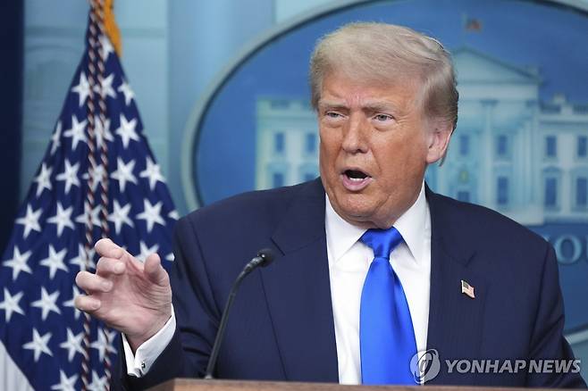 도널드 트럼프 미국 대통령 [AP 연합뉴스 자료사진. 재판매 및 DB 금지]