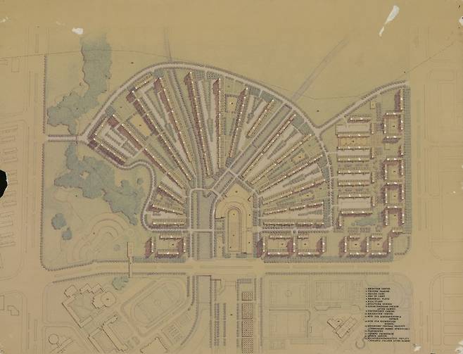 우규승, 올림픽선수촌아파트 도면, 1986 [국립현대미술관제공. 재판매 및 DB 금지]