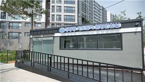 강동동 에코델타 현장민원실 [부산 강서구 제공. 재판매 및 DB 금지]