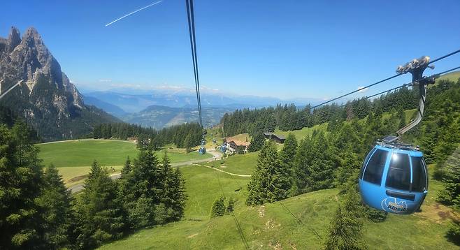 남티롤 자이저 알름(Seiser Alm) 케이블카 [촬영 이재현]