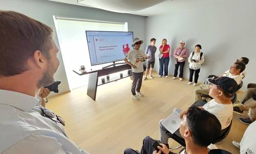 친환경 케이블카 추진 방안 논의하는 김진태 도지사  [촬영 이재현]