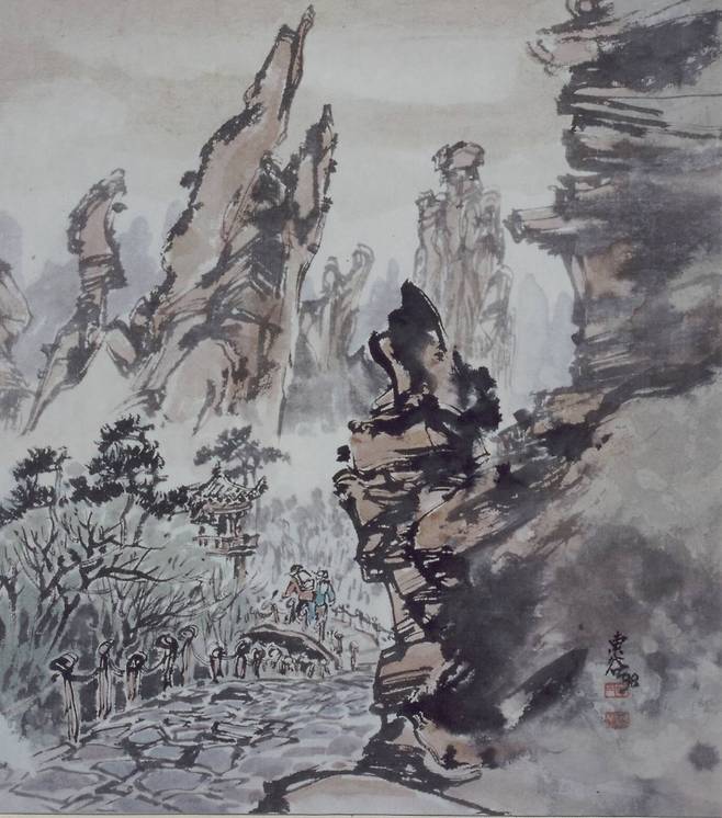 권용섭作 ‘삼선암’