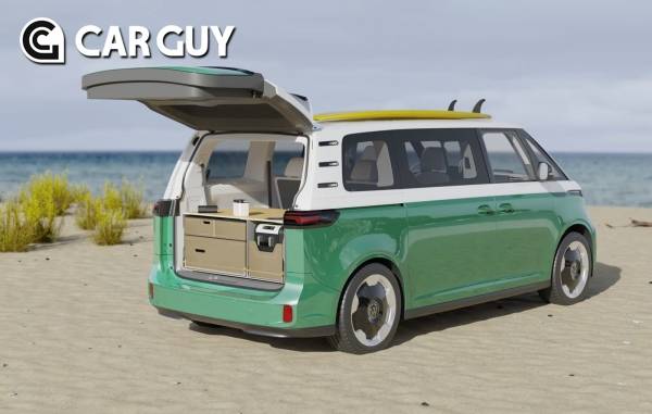 캠핑카로 개조한 피스 밴 버즈 박스