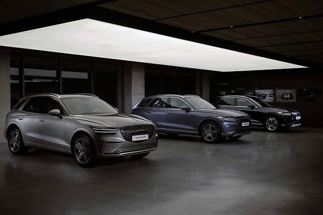 GV70 전동화 부분변경 모델 포토 미디어 데이 현장사진. /제네시스 제공